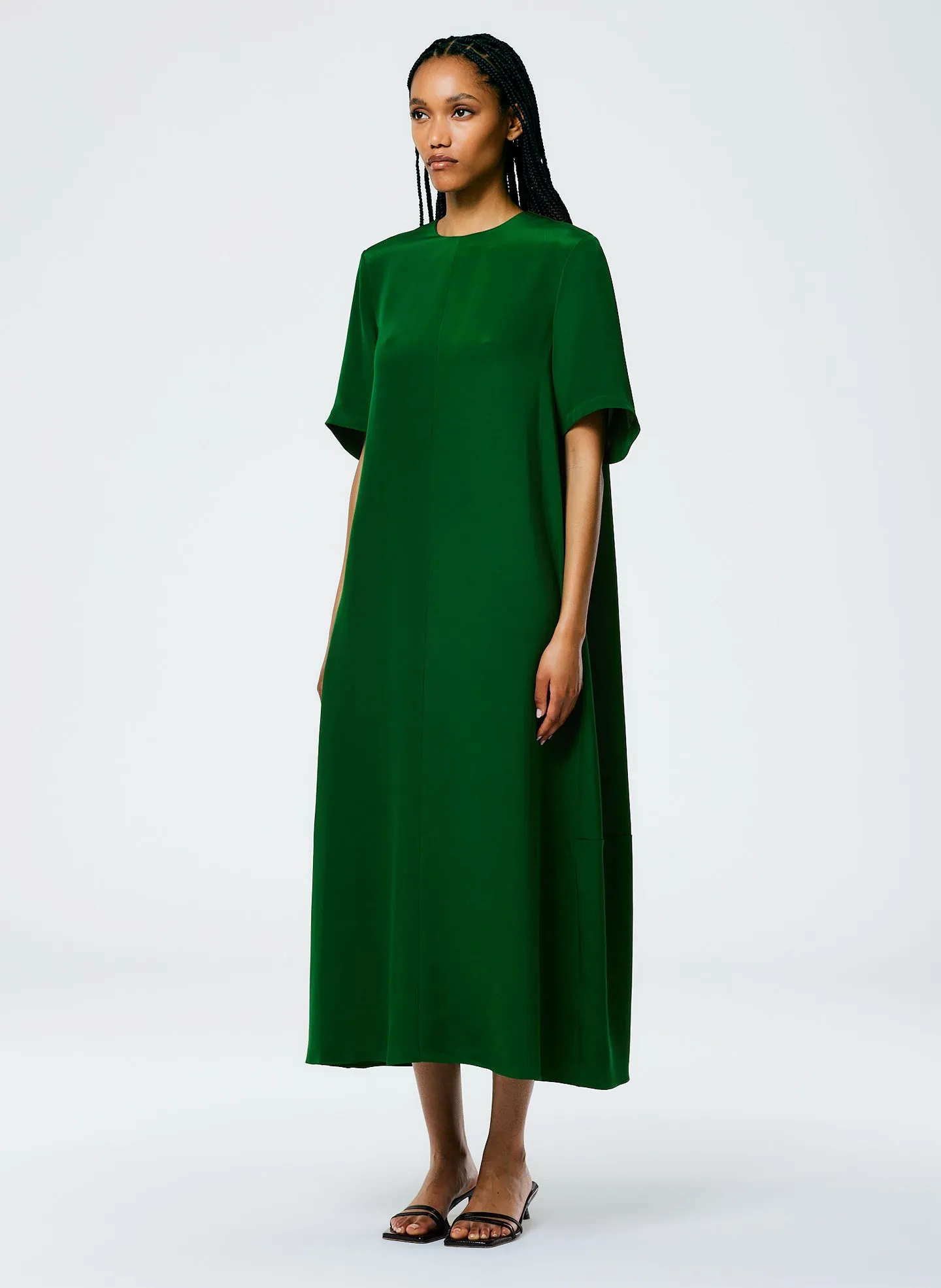 4 Ply Silk T-Shirt Dress