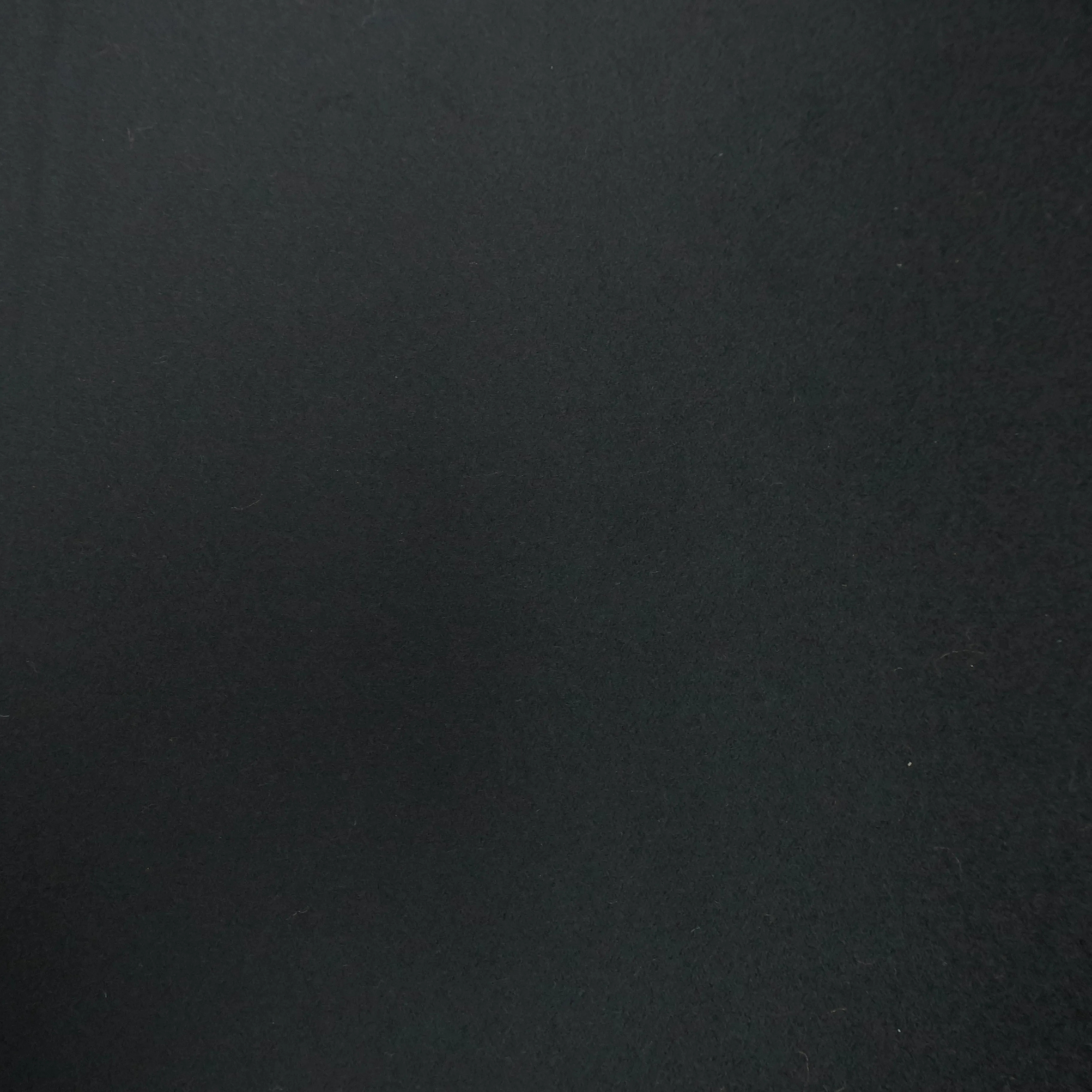 4 YDS Pure Black Solid 100% Cashmere Loro Piana Fabric