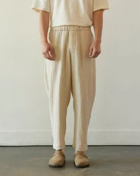 7115 Unisex Gauze Elastic Pull-Up Trouser, Oatmeal