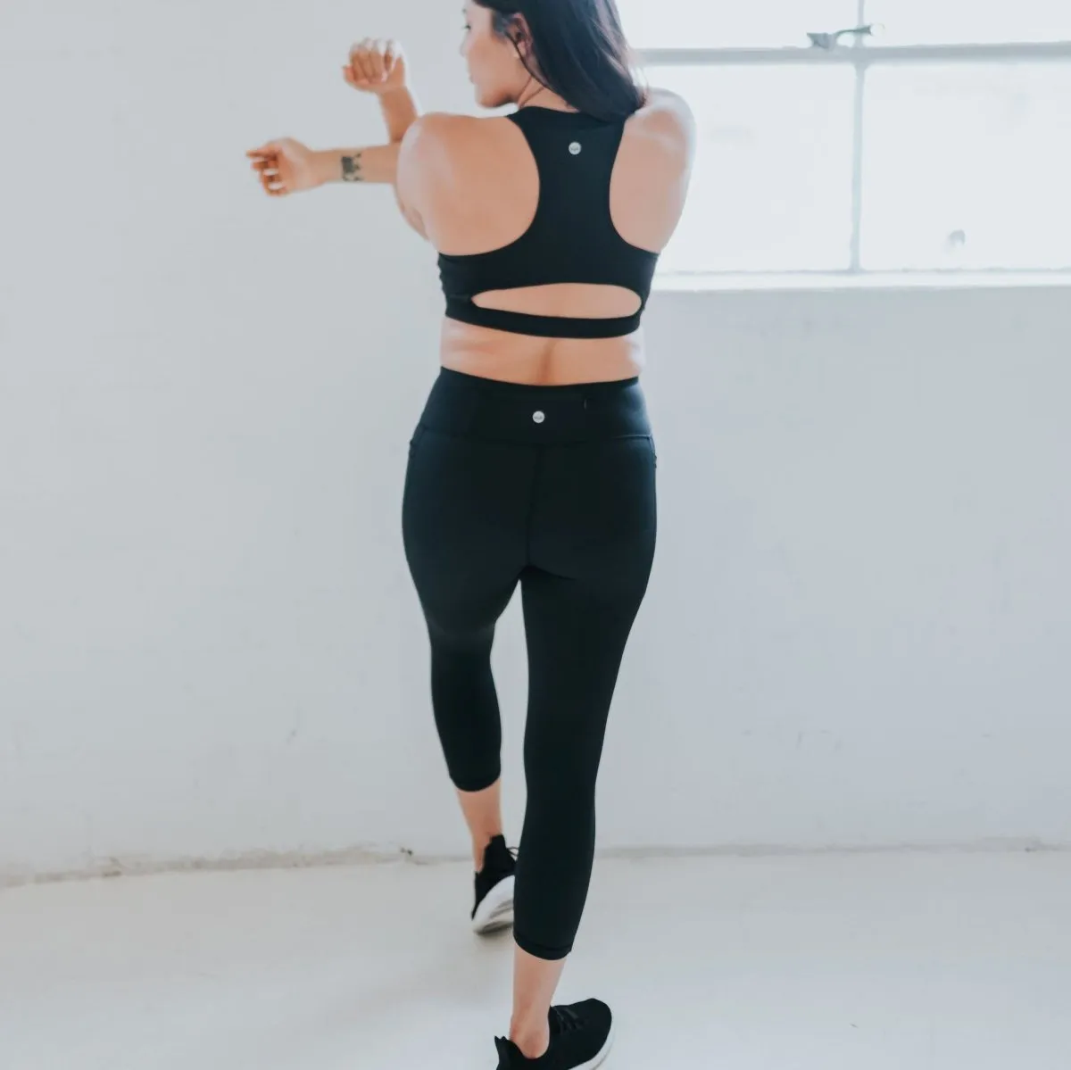 7/8 Capris - Black