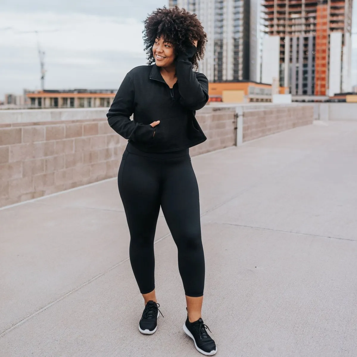 7/8 Capris - Black