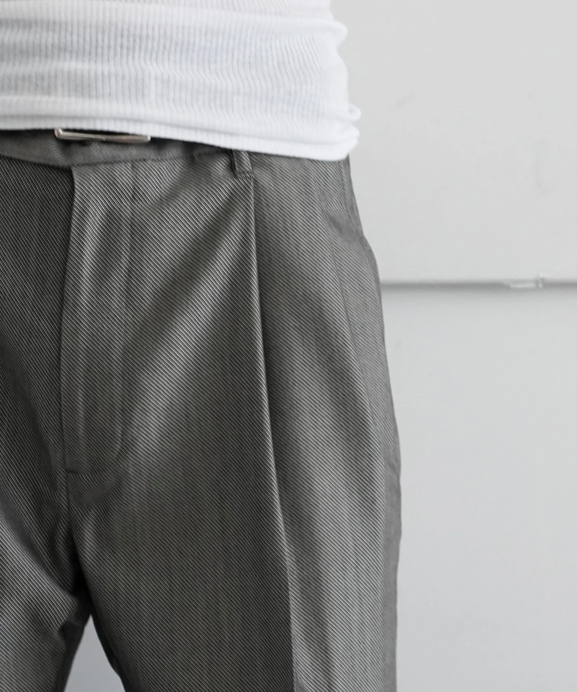 ABELIA EDOWARD GOUCHA LONG SLACKS "CHARCOAL"