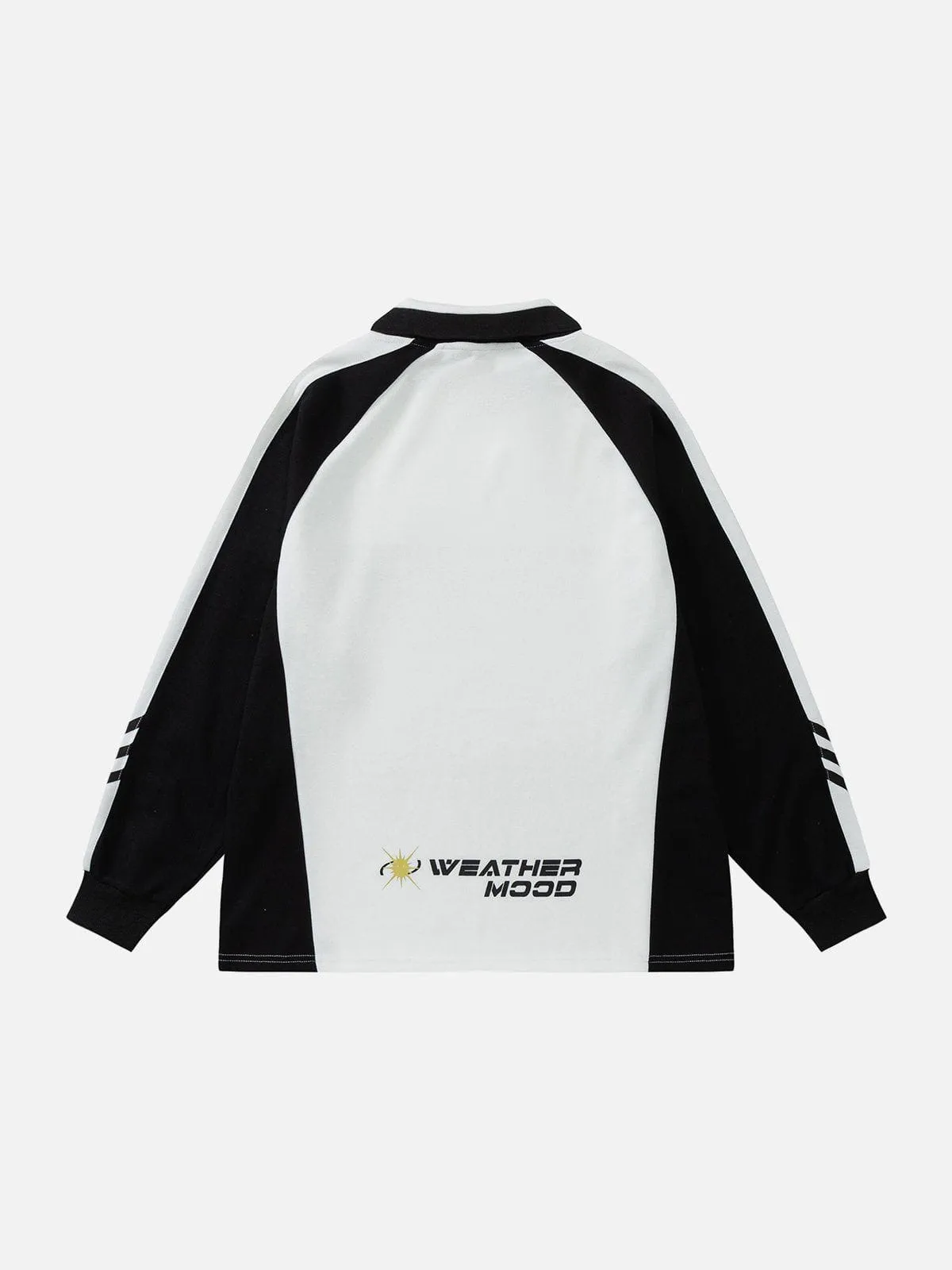 AlanBalen® - Contrasting Letter Print Sweatshirt