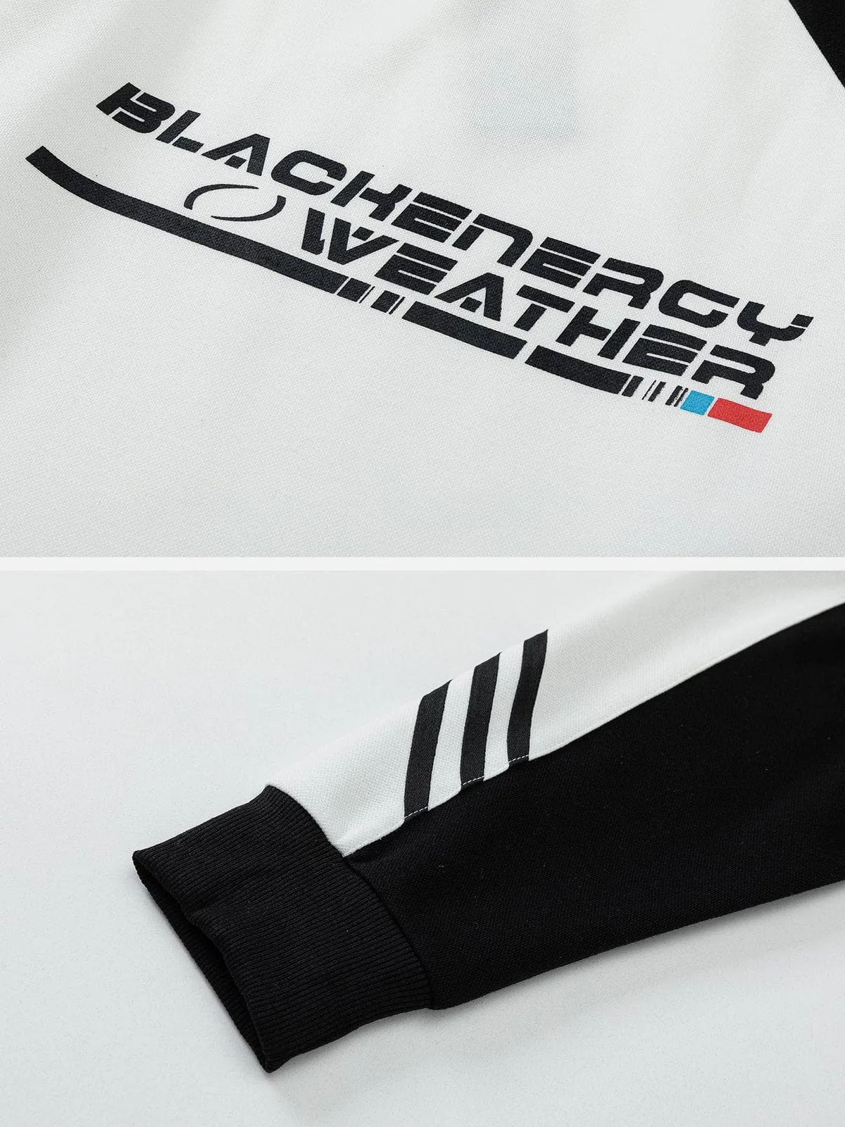 AlanBalen® - Contrasting Letter Print Sweatshirt