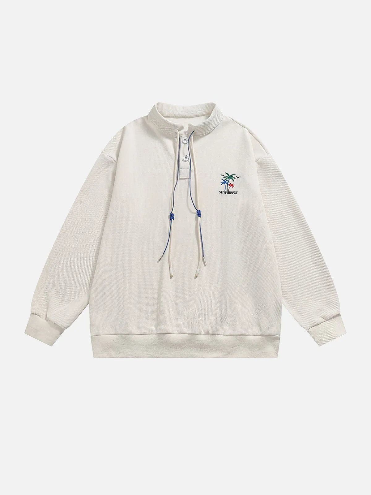 AlanBalen® - Embroidered Coconut Palm Sweatshirt