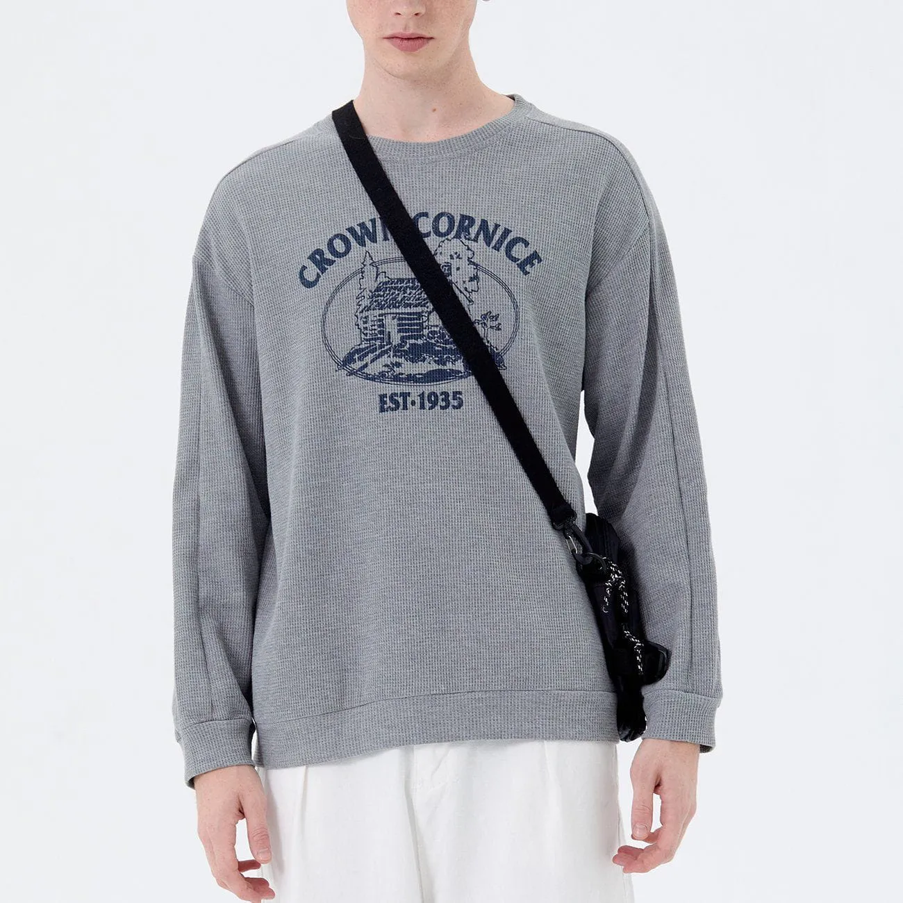 AlanBalen® - Forest Hut Print Long Sleeves