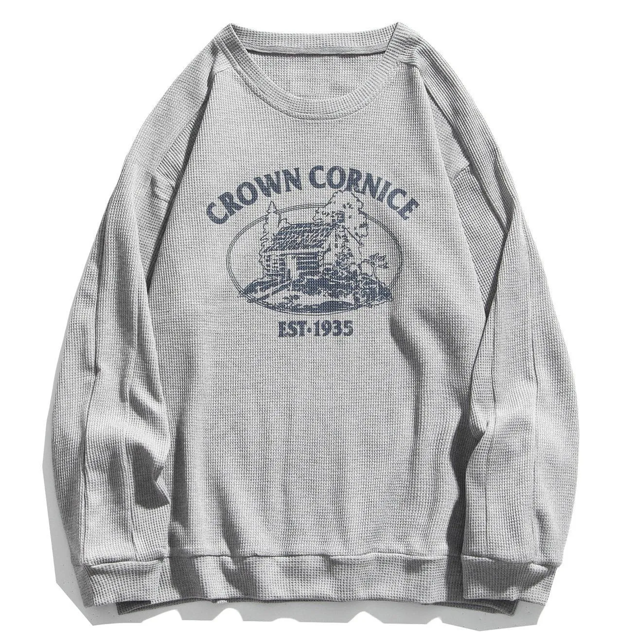 AlanBalen® - Forest Hut Print Long Sleeves