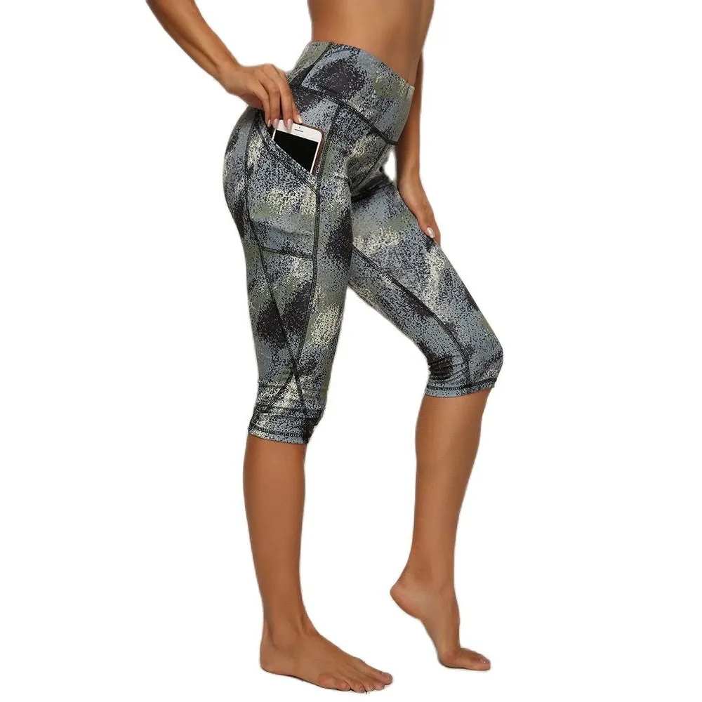 Amy Fashion - Calf-length Sport leggings Capris Pants