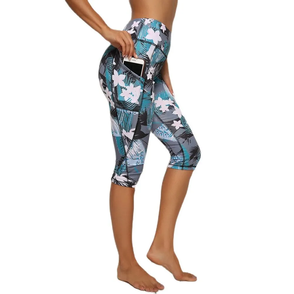 Amy Fashion - Calf-length Sport leggings Capris Pants