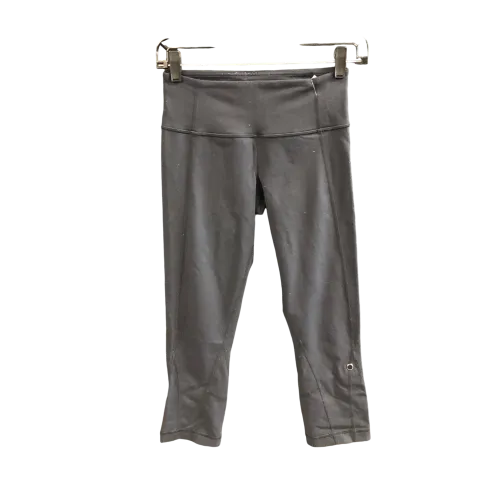 Athletic Capris By Lululemon In Black, Size: 4