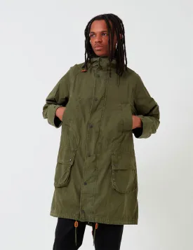 Barbour x Engineered Garments Washed Highland Parka - Olive