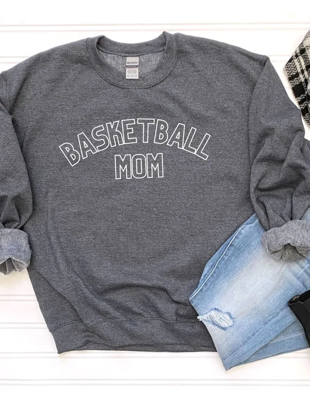 Basketball Mom Unisex Heavy Blend™ Crewneck Sweatshirt - Many Colors