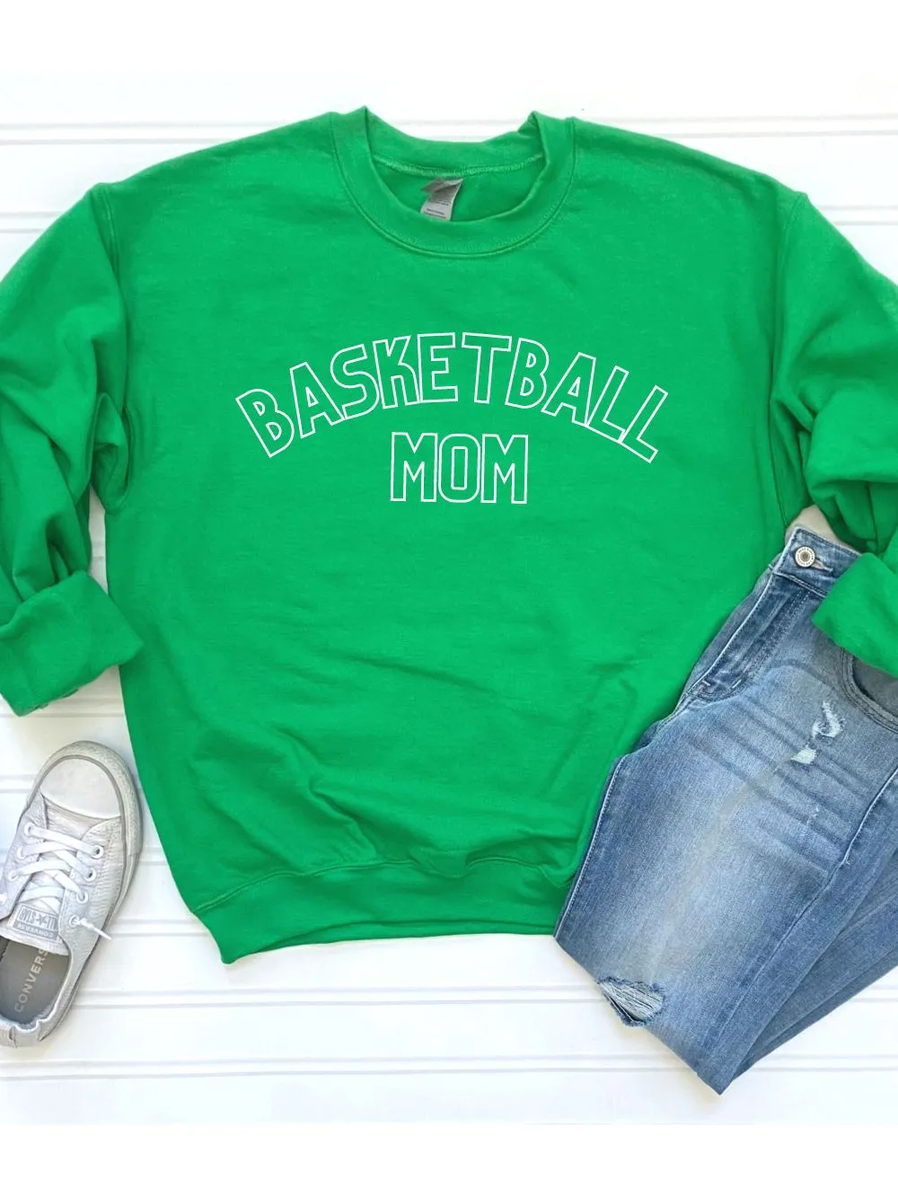 Basketball Mom Unisex Heavy Blend™ Crewneck Sweatshirt - Many Colors