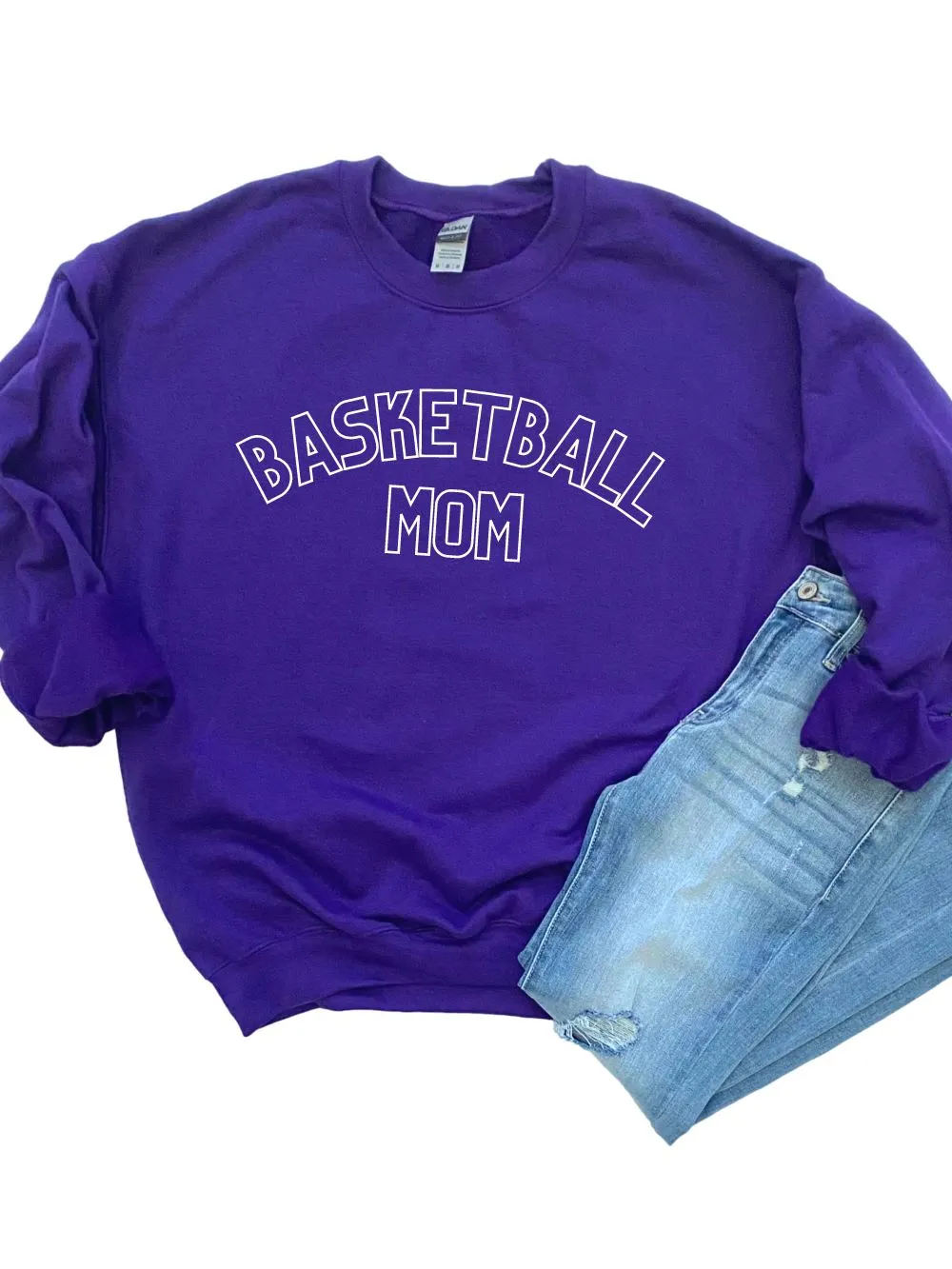 Basketball Mom Unisex Heavy Blend™ Crewneck Sweatshirt - Many Colors