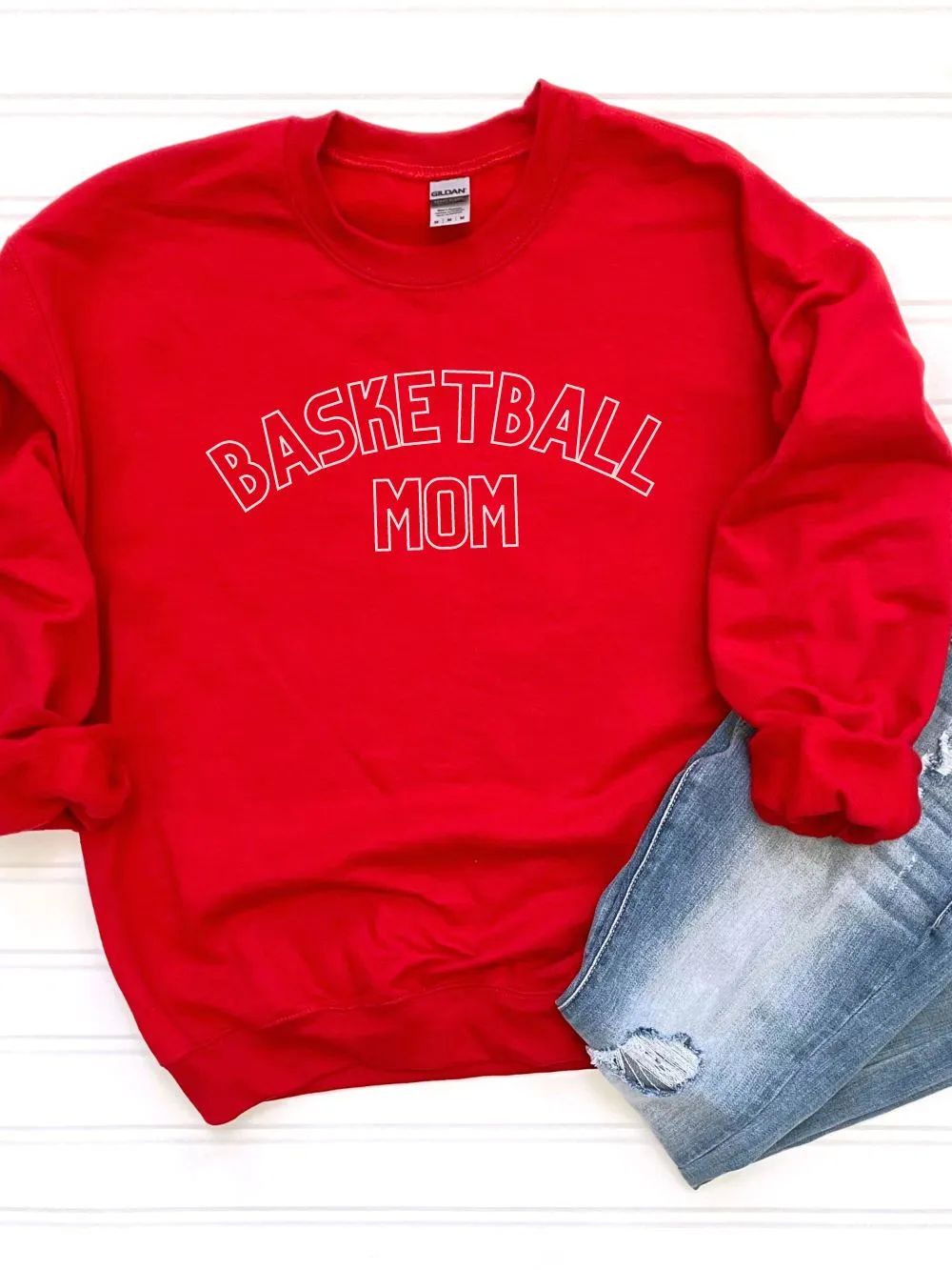 Basketball Mom Unisex Heavy Blend™ Crewneck Sweatshirt - Many Colors