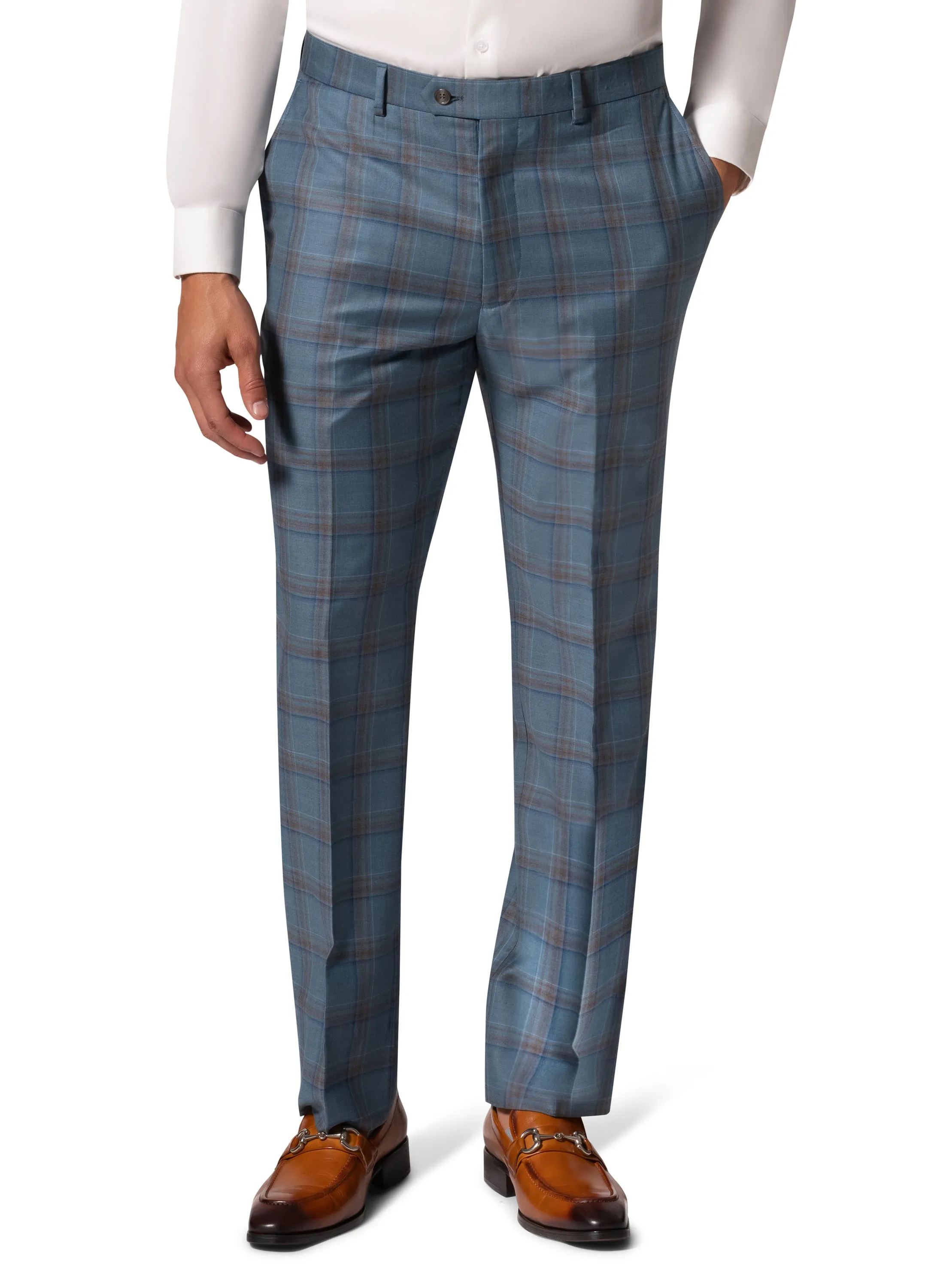 Berragamo Elegant - Faille Wool 10005.4100 D/B Modern Fit Suit
