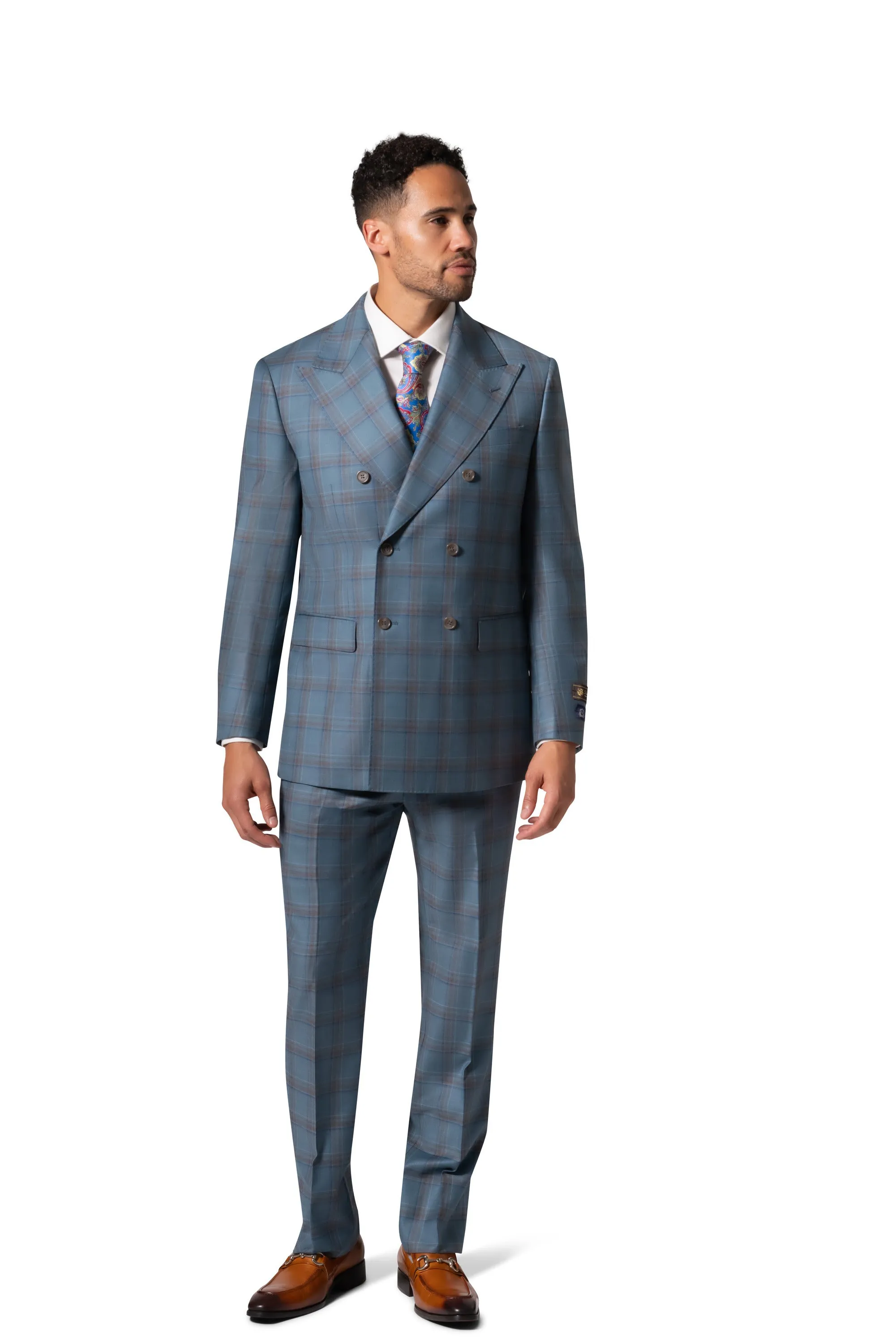 Berragamo Elegant - Faille Wool 10005.4100 D/B Modern Fit Suit