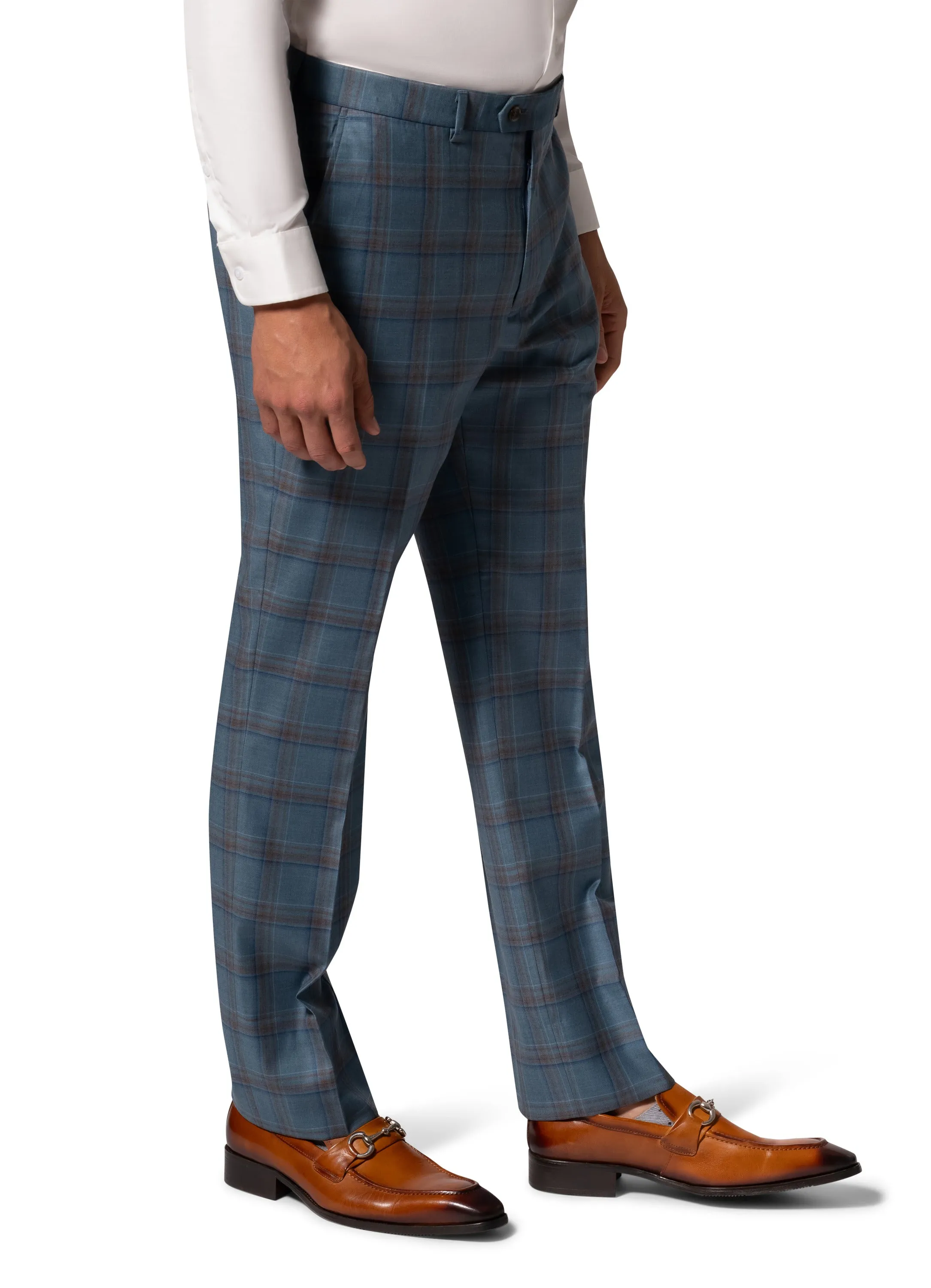 Berragamo Elegant - Faille Wool 10005.4100 D/B Modern Fit Suit