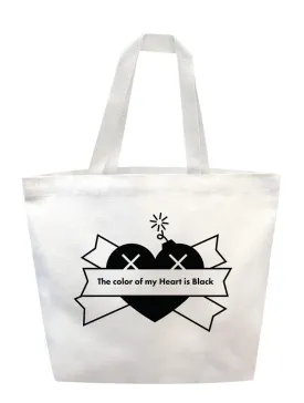 Black Heart Tote