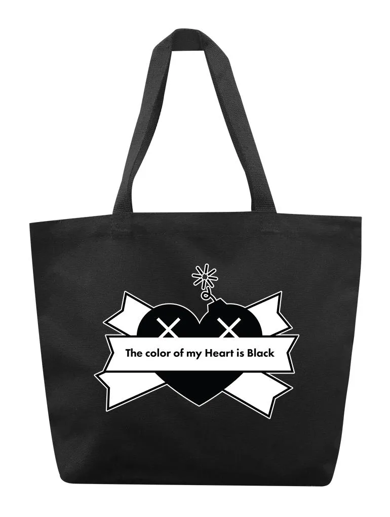 Black Heart Tote