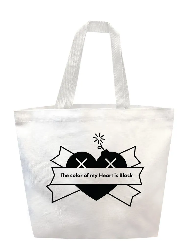 Black Heart Tote