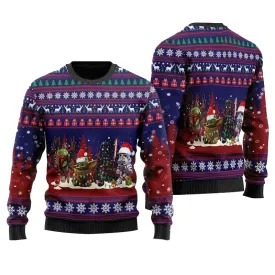 Boba Fett Darth Vader Stormtrooper Christmas Ugly Sweater