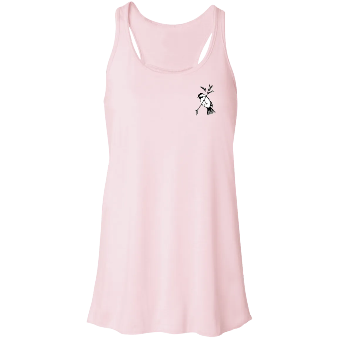 Chickadee Flowy Racerback Tank