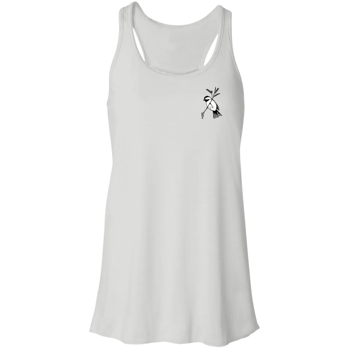 Chickadee Flowy Racerback Tank