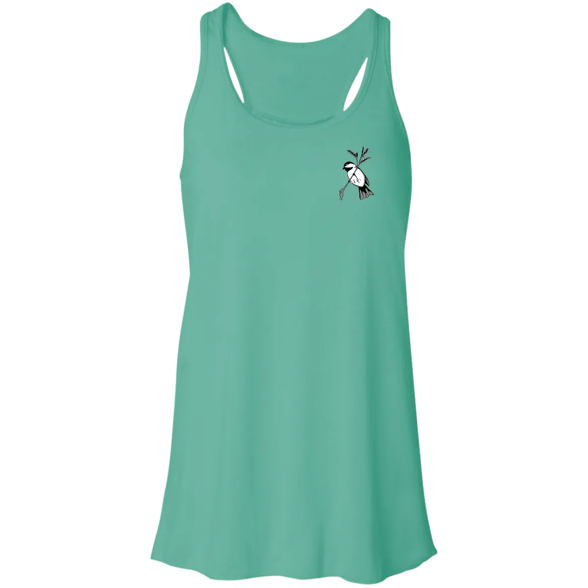 Chickadee Flowy Racerback Tank