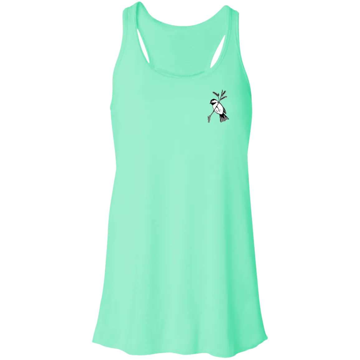 Chickadee Flowy Racerback Tank