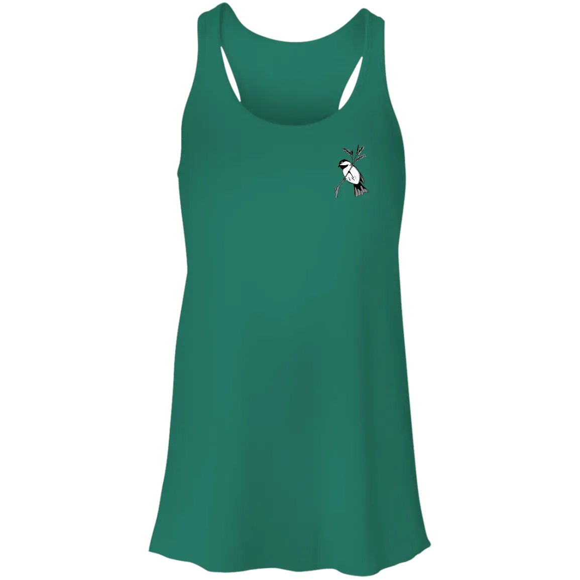 Chickadee Flowy Racerback Tank