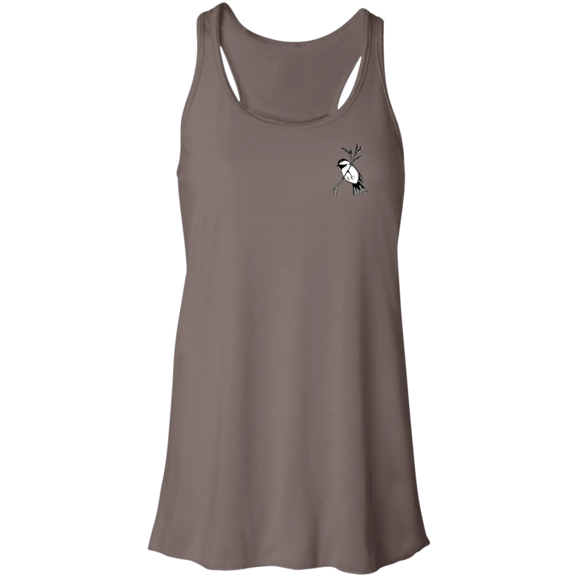 Chickadee Flowy Racerback Tank