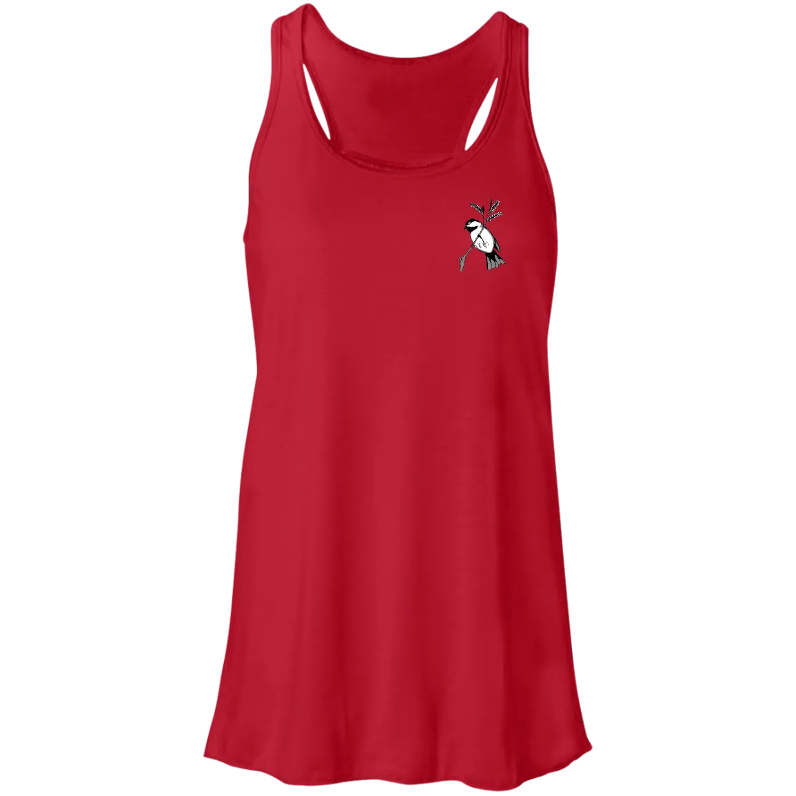 Chickadee Flowy Racerback Tank