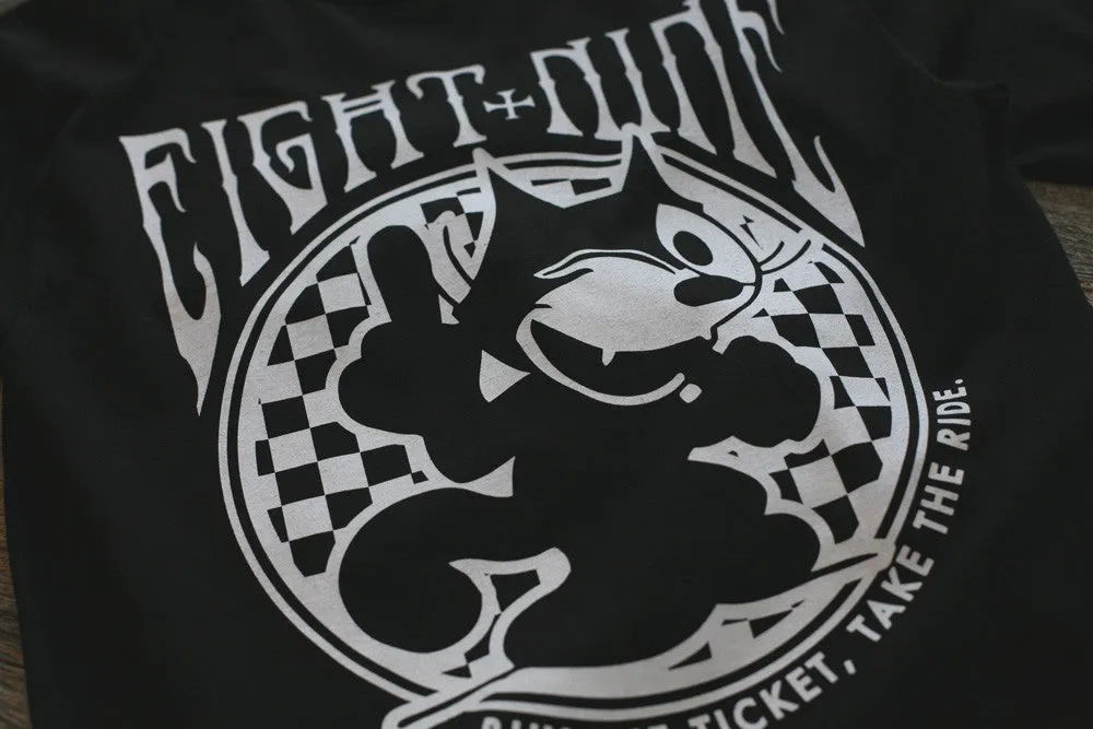 Cid Cat L/S Tee Black