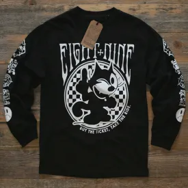 Cid Cat L/S Tee Black