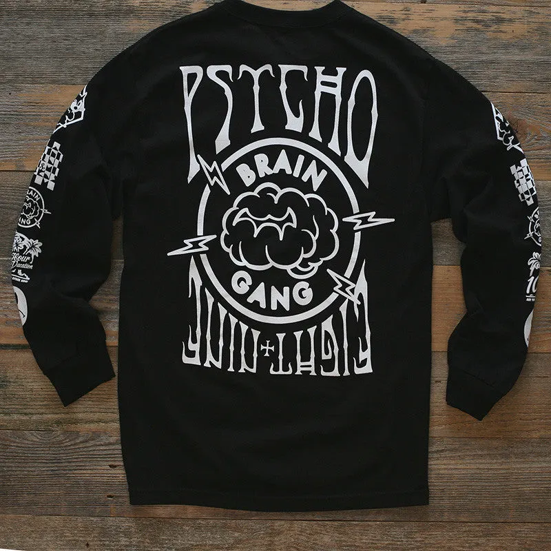Cid Cat L/S Tee Black