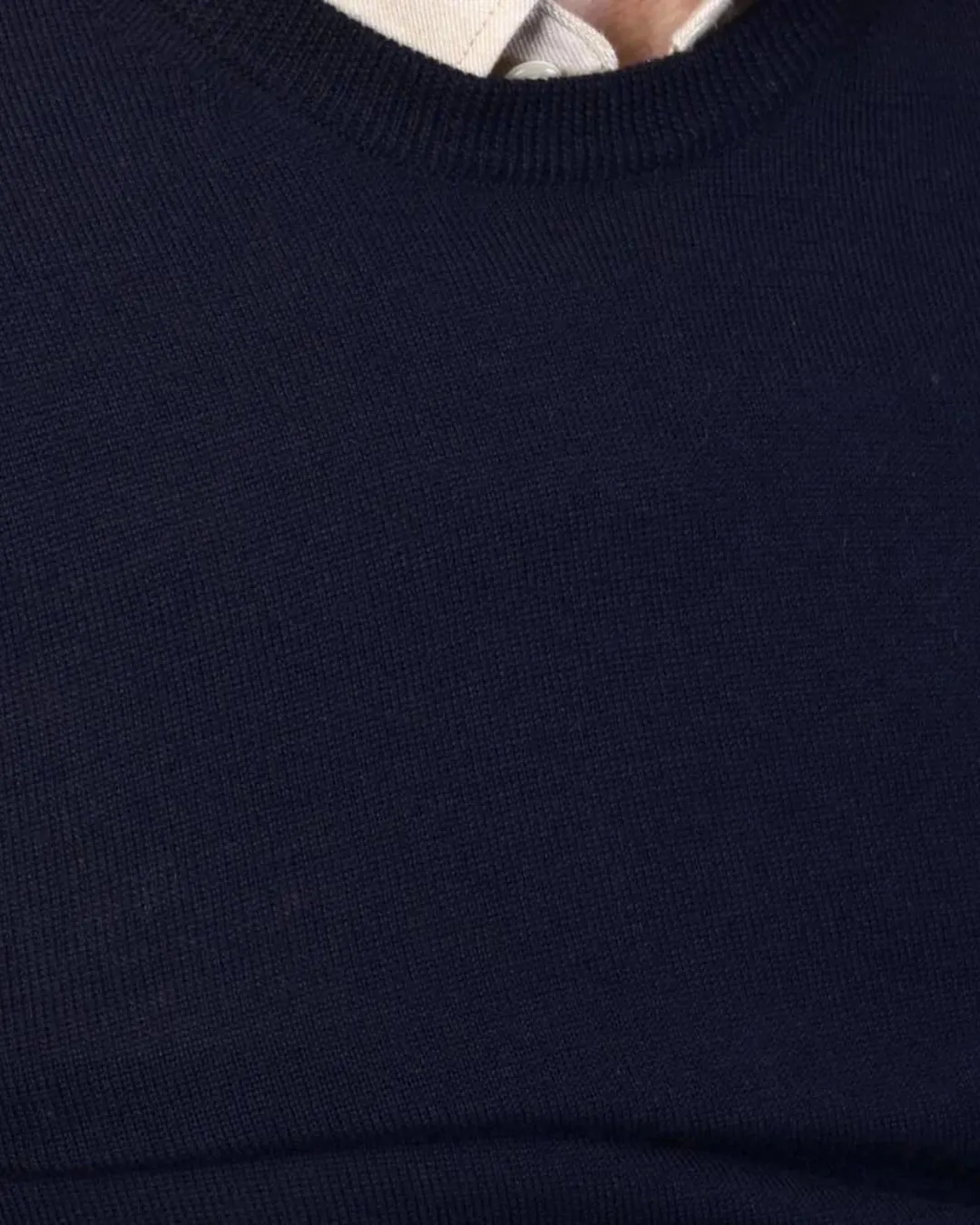 Crewneck 12 GG Merino - Navy