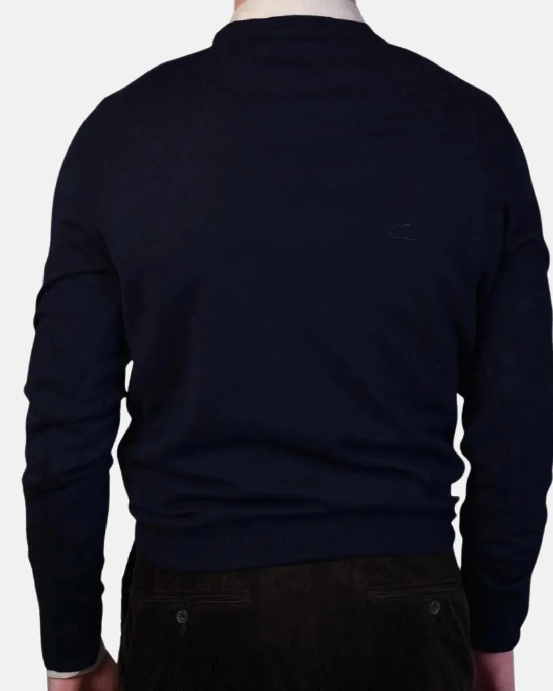 Crewneck 12 GG Merino - Navy