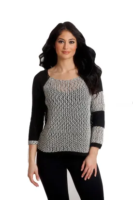 Crochet Raglan Sweater