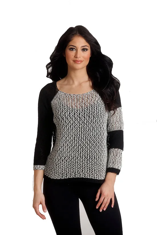 Crochet Raglan Sweater