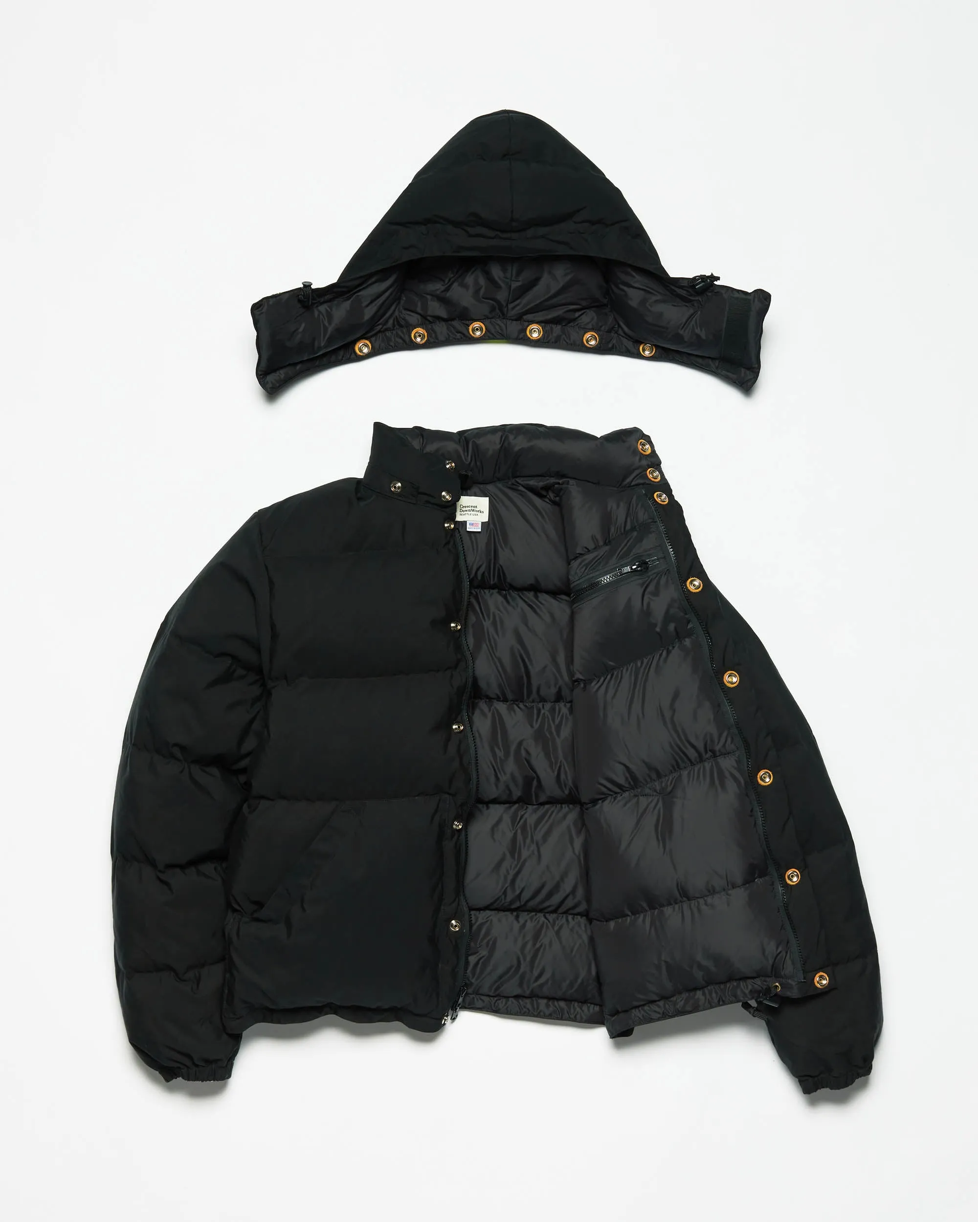 Down Sweater - Black
