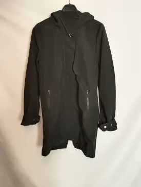 DUNNES. Abrigo negro capucha T.m