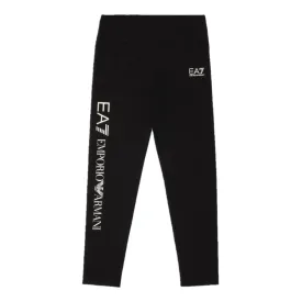 EA7 Shiny Girl Stretch-Cotton Leggings