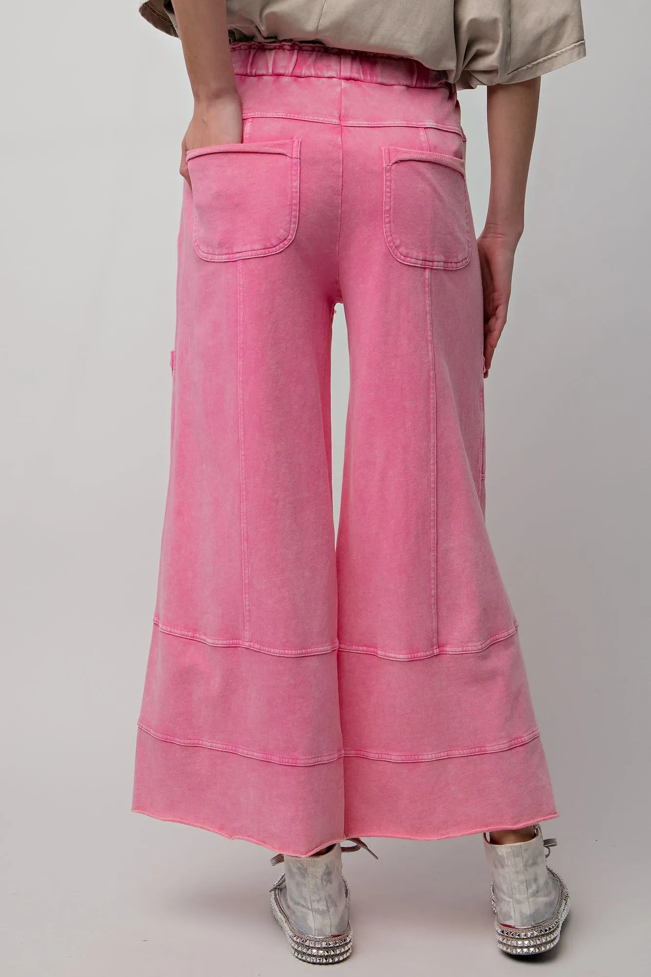 Feeling Good Palazzo Pants in Pink