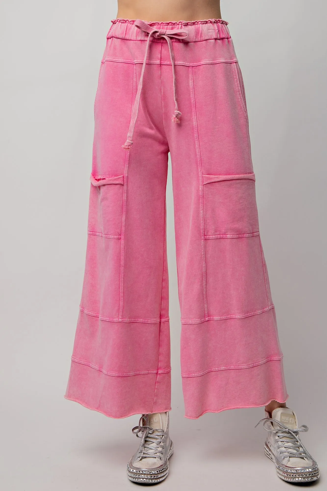 Feeling Good Palazzo Pants in Pink