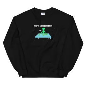 Flat Earth Alien Unisex Sweatshirts