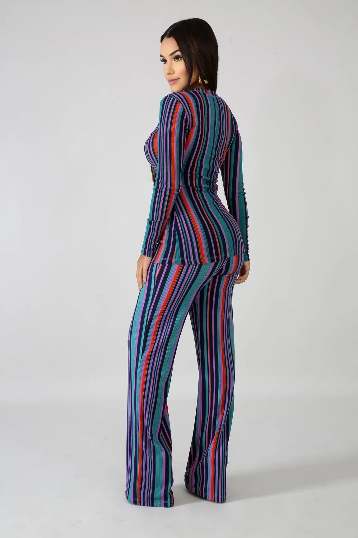 Kathy Palazzo Color Stripe Set