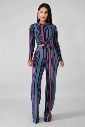 Kathy Palazzo Color Stripe Set