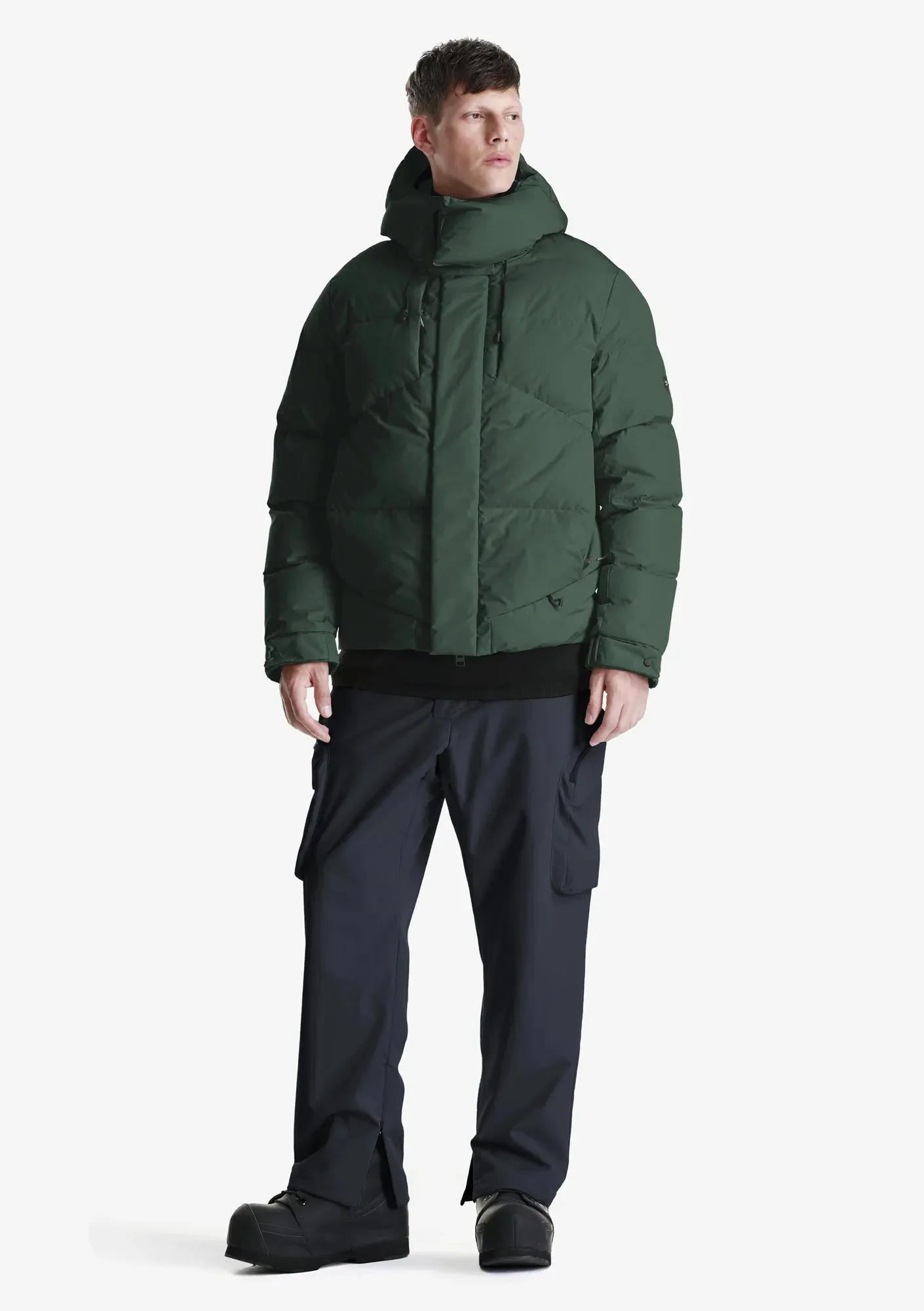 KRAKATAU AITKEN Waterproof Short Puffer Jacket Qm440-52 URBAN CHIC