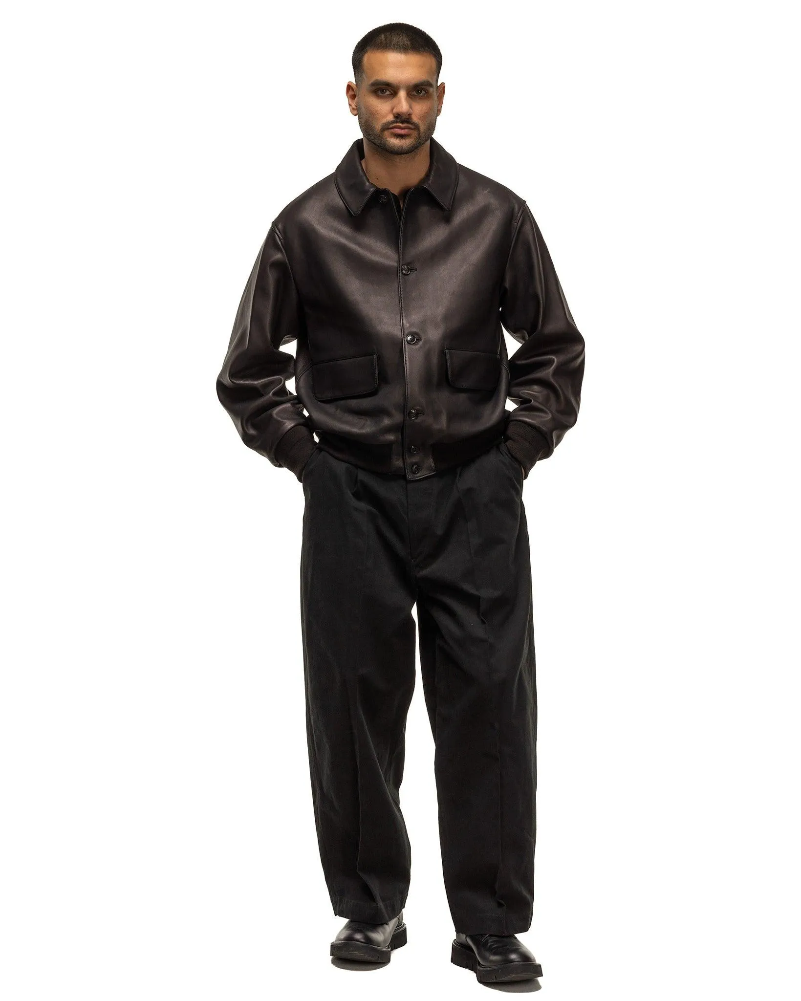 Lamb Leather Jacket Black